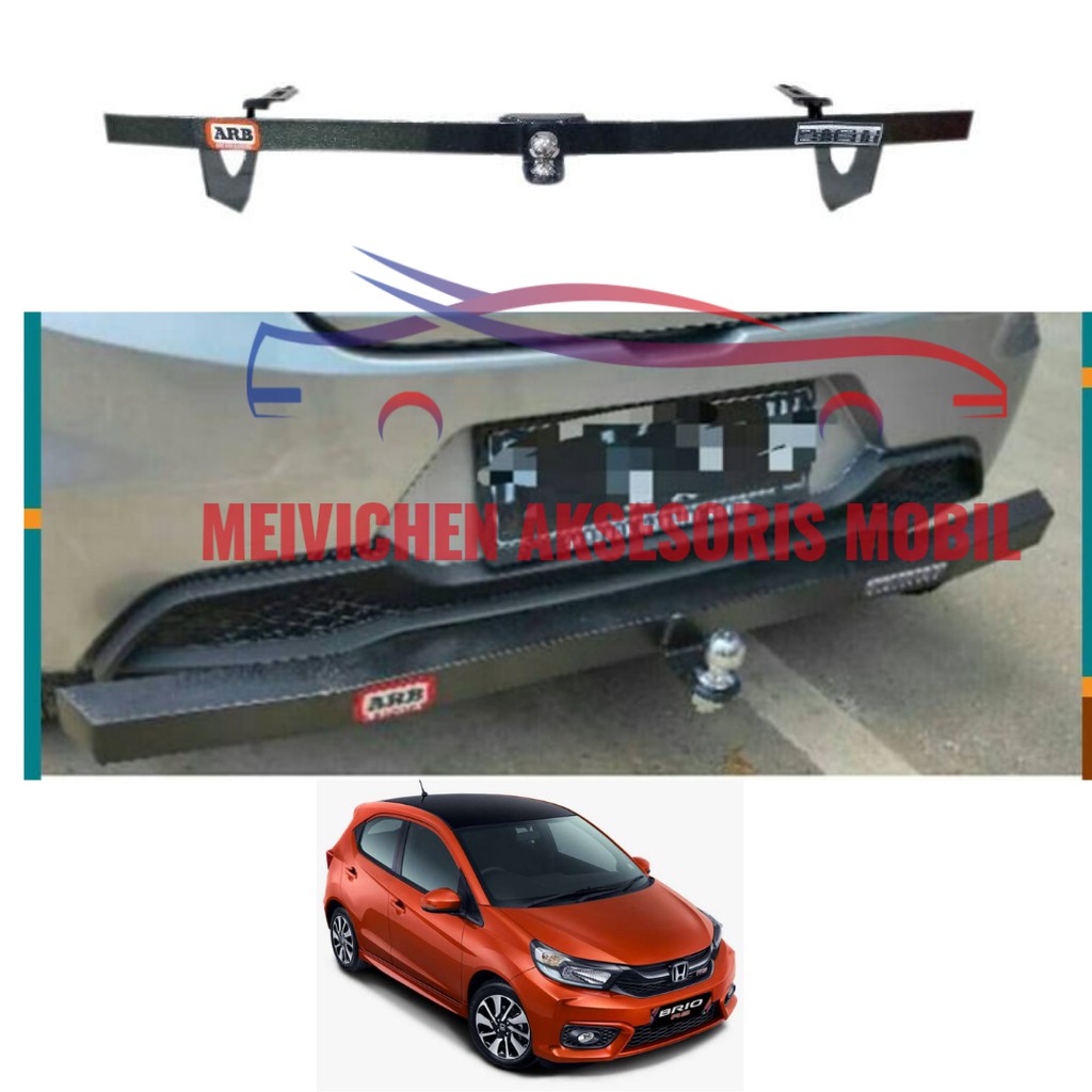 Towing Bar Besi Bumper Belakang ARB ALL New Brio Panjang Full