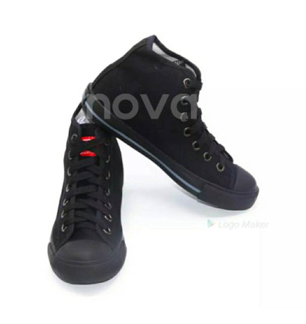 SEPATU DALLAS CAMPUS HIGH CUT (HC) BLACK BLACK