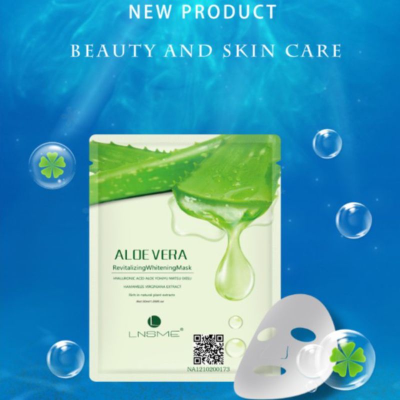 LNSME masker wajah korea pemutih dan pelembab model terbaru