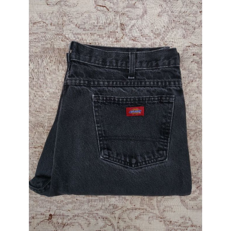 dickies jeans big size 38 warna hitam second original