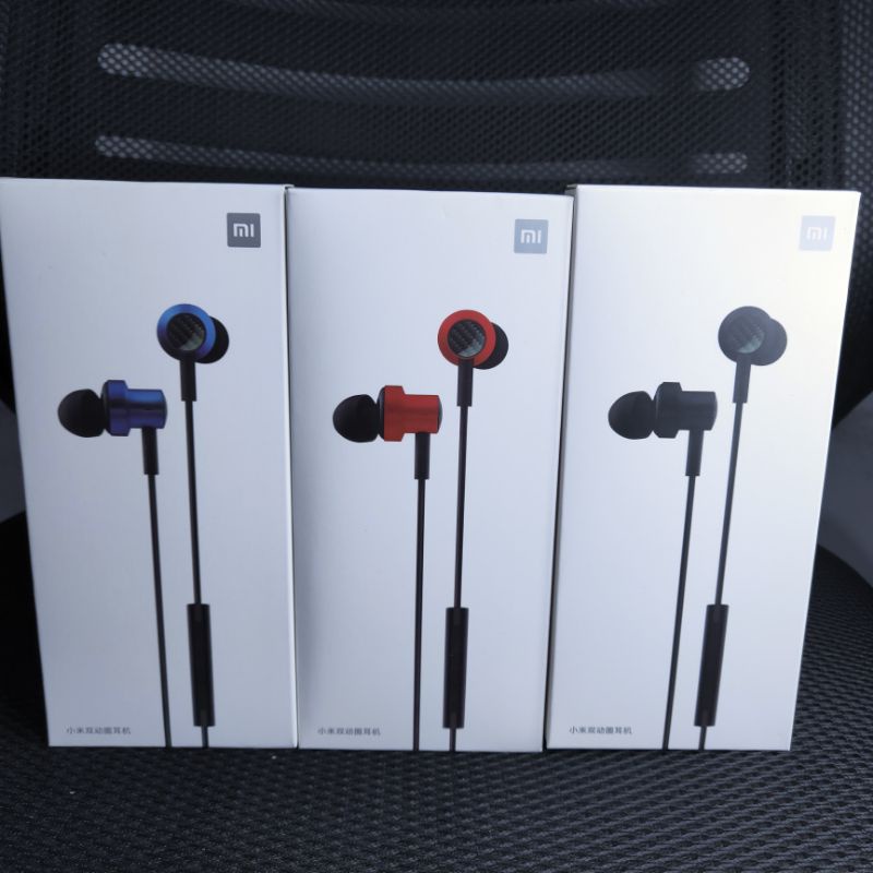 Headset Xiaomi Mi Dual Dynamic Original Magnetic Handsfree Earphone Xiaomi 11