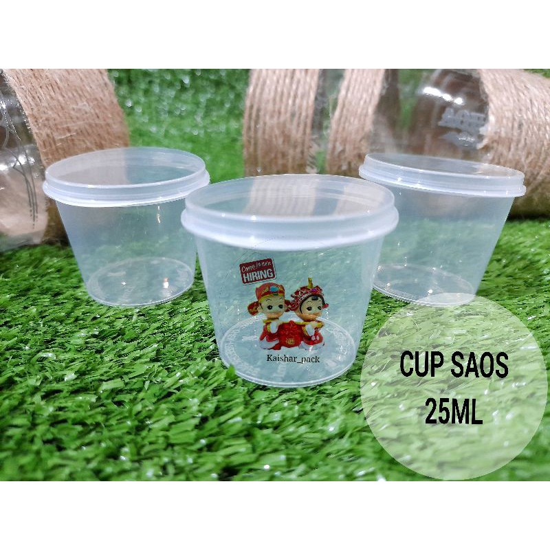 KAISHAR - CUP SAOS / CUP SAUS / SAUCE CUP / WADAH SAUS