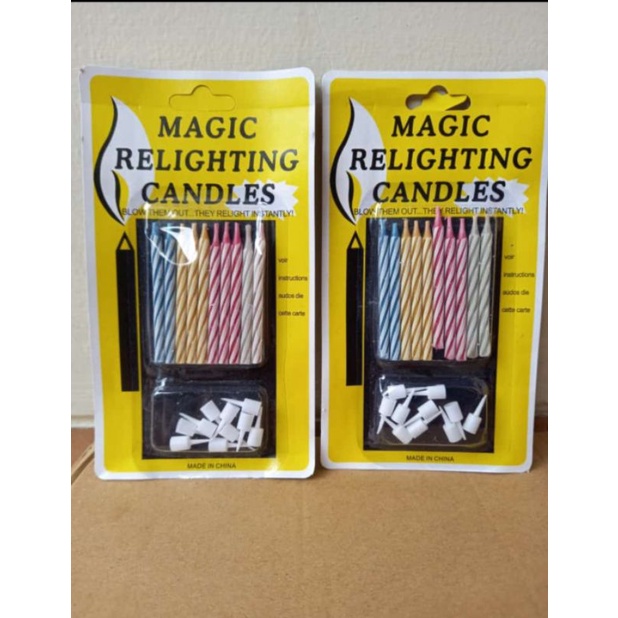 LILIN ULANG TAHUN/LILIN MAGIC ISI 10pcs