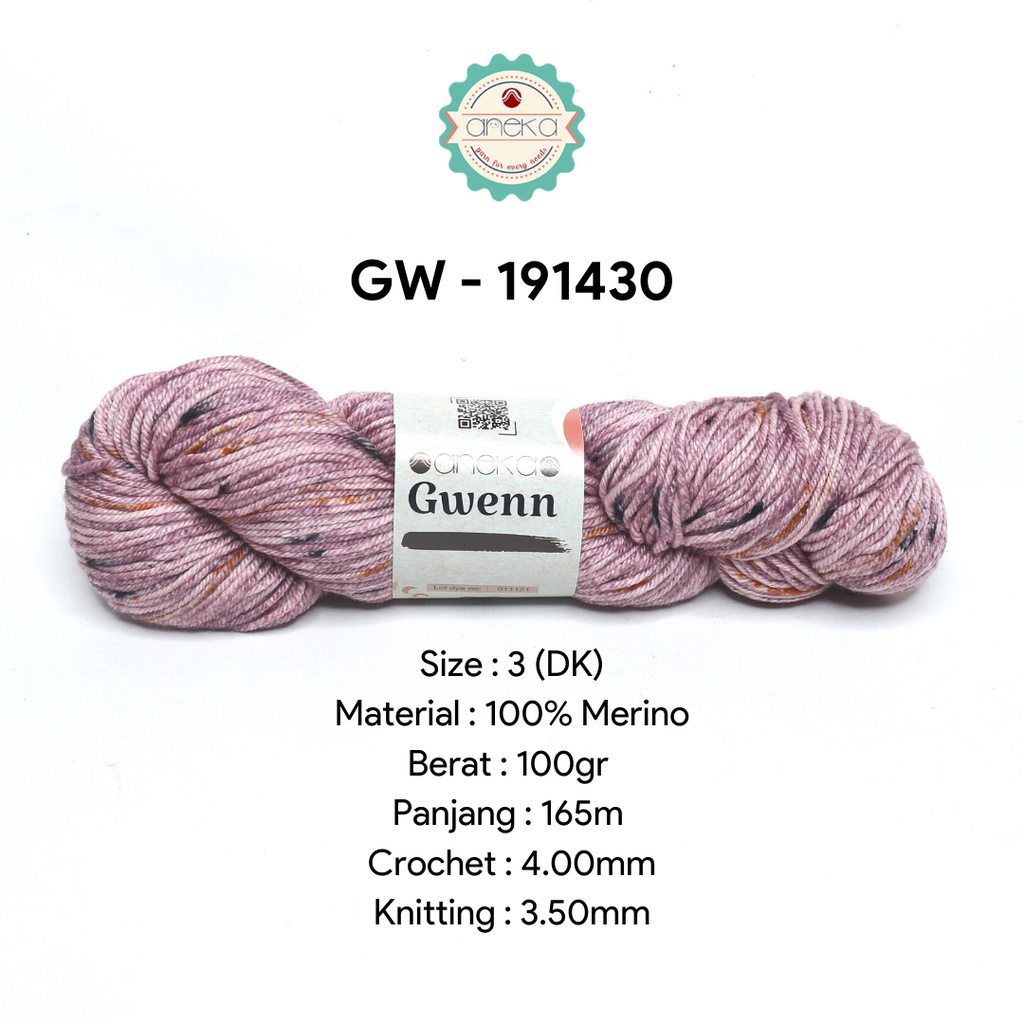 Benang Rajut Gwenn Yarn / Merino - Premium - 191430