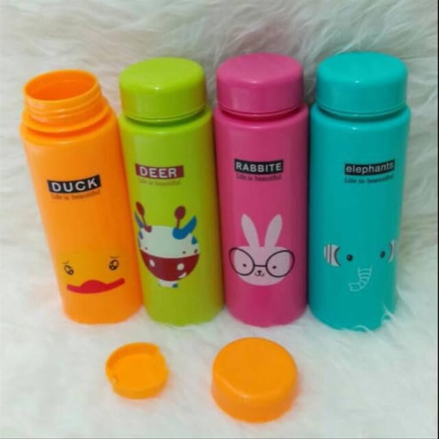 ✿ELYSABETHME✿ åk§ê§ðrï§ Botol minum karakter anak dewasa bisa untuk souvenir pernikahan ultah