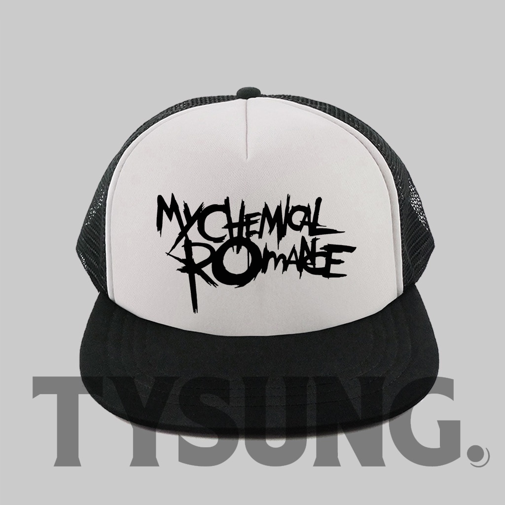 Topi Trucker Flat / Topi Jaring / Topi Snapback Trucker Hat My Chemical Romance