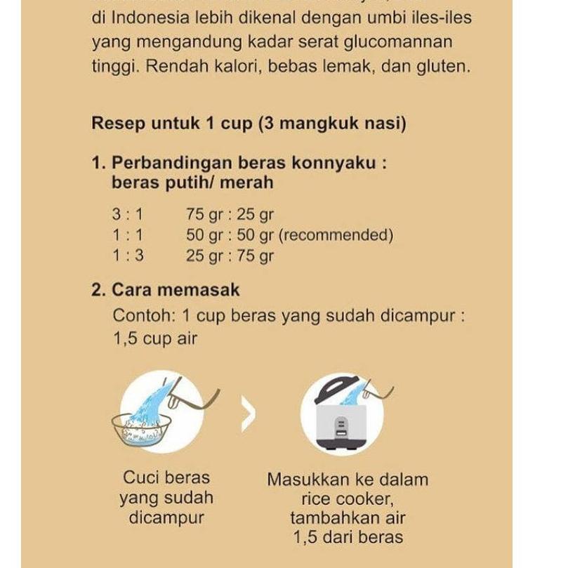 

STAR BRANDS BERAS SHIRATAKI | SHIRATAKI RICE 500gr BERAS KONNYAKU RICE 500gr ち 59