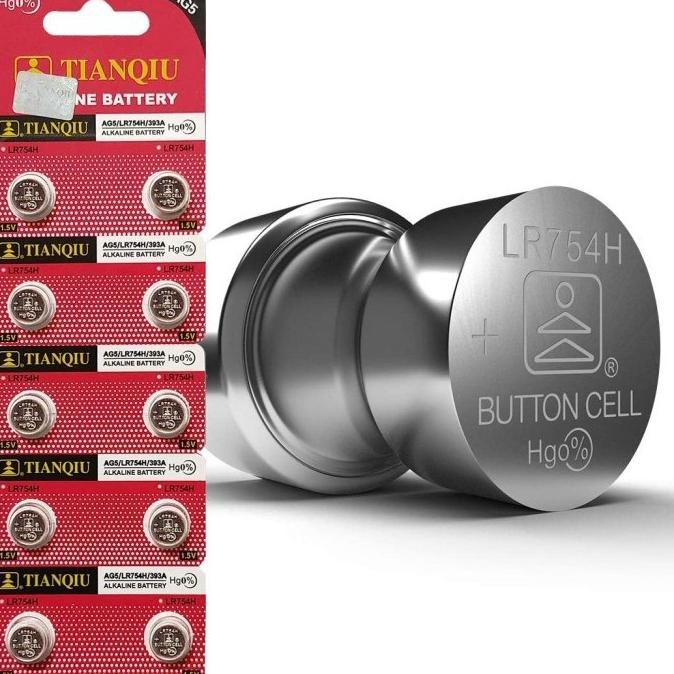 JUAL Baterai Batu Batre Lithium Kancing Koin AG5 AG 5 LR754 Button Cell .