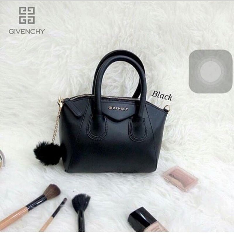TAS WANITA SELEMPANG SLINGBAG MURAH GVC MINI ANTIGONA - BLACK