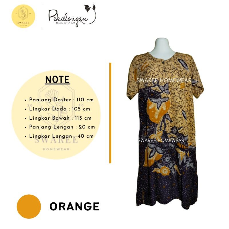 Daster Busui Baju Wanita Batik Pekalongan Baju Daster Kekinian Lengan Pendek