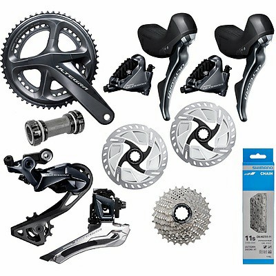 GROUP SET SHIMANO ULTEGRA R8020-GRATIS 1 UNIT SEPEDA MONARCH M3