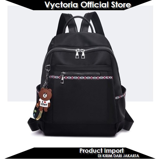 (COD) Vyctoria VOS1079 Tas Ransel Wanita Import Backpack Stylish Terbaru BQ2228 LT1388 JTF1079 CR7009 EL692 2228 1388 7009 692 1079