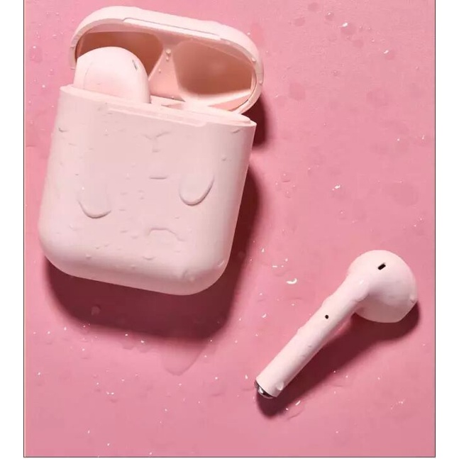 【flash sale】Headset Bluetooth inpods  i12 TWS Wireless Earphone  Bluetooth Earbuds Matte Macaron Android IOS-3