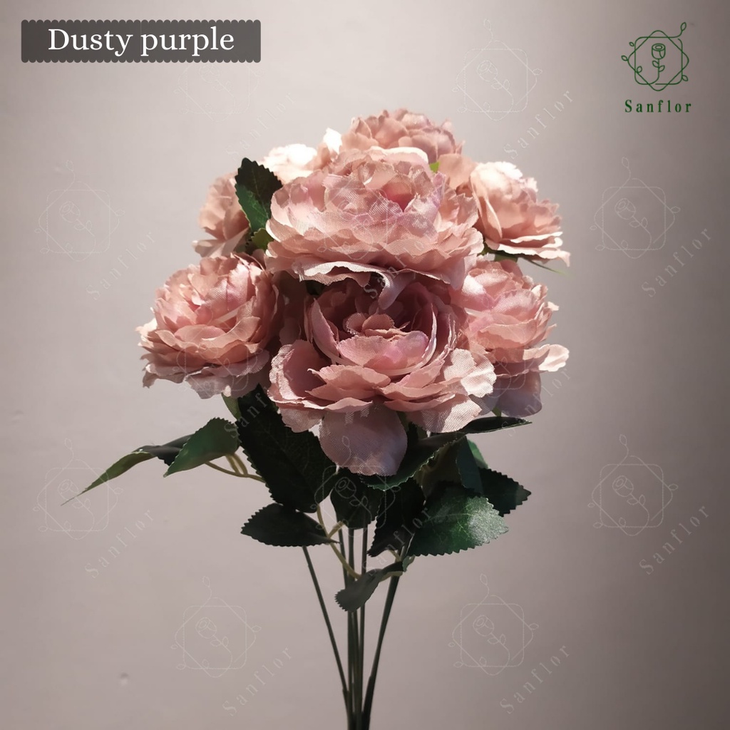 Bunga Peony 7cabang/Bunga Peony mini /Bunga peony Palsu/Bunga peony artificial