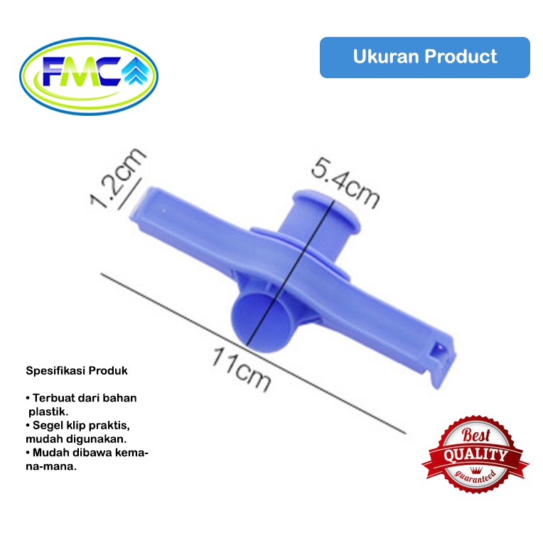 Penjepit Segel Plastik Makanan Klip Kemasan Bungkusan Snack Corong Penutup Kemasan Cair Bubuk Serbaguna Multifungsi Praktis Murah