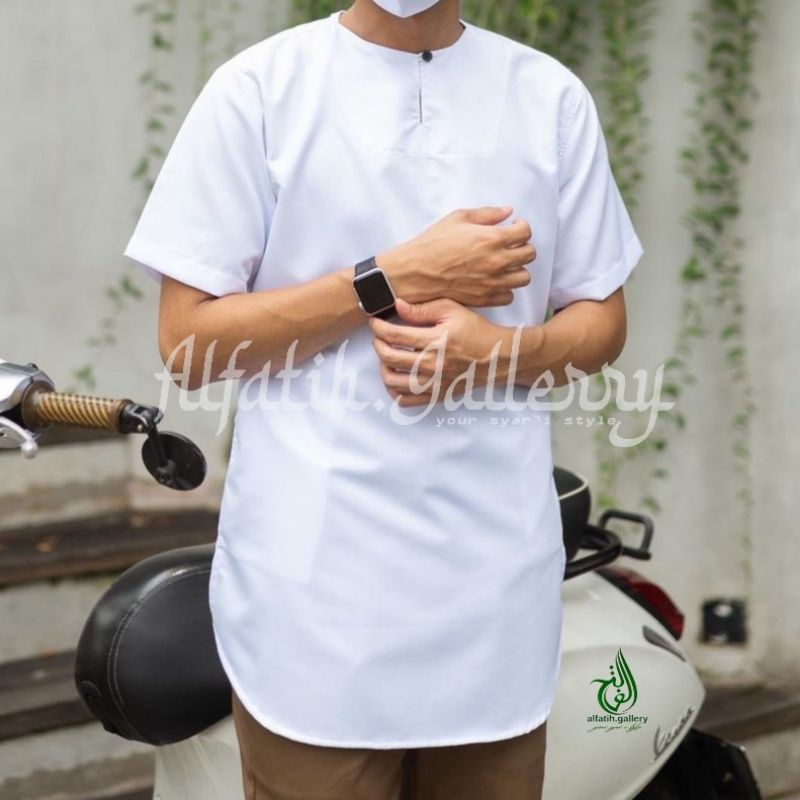 baju Koko kurta lengan pendek best seller alfatih