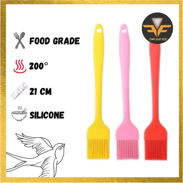 BEST QUALITY Kuas Dapur Silikon / Silikon Food Brush / Kuas Mentega BBQ Brush Oles Makanan Dapur