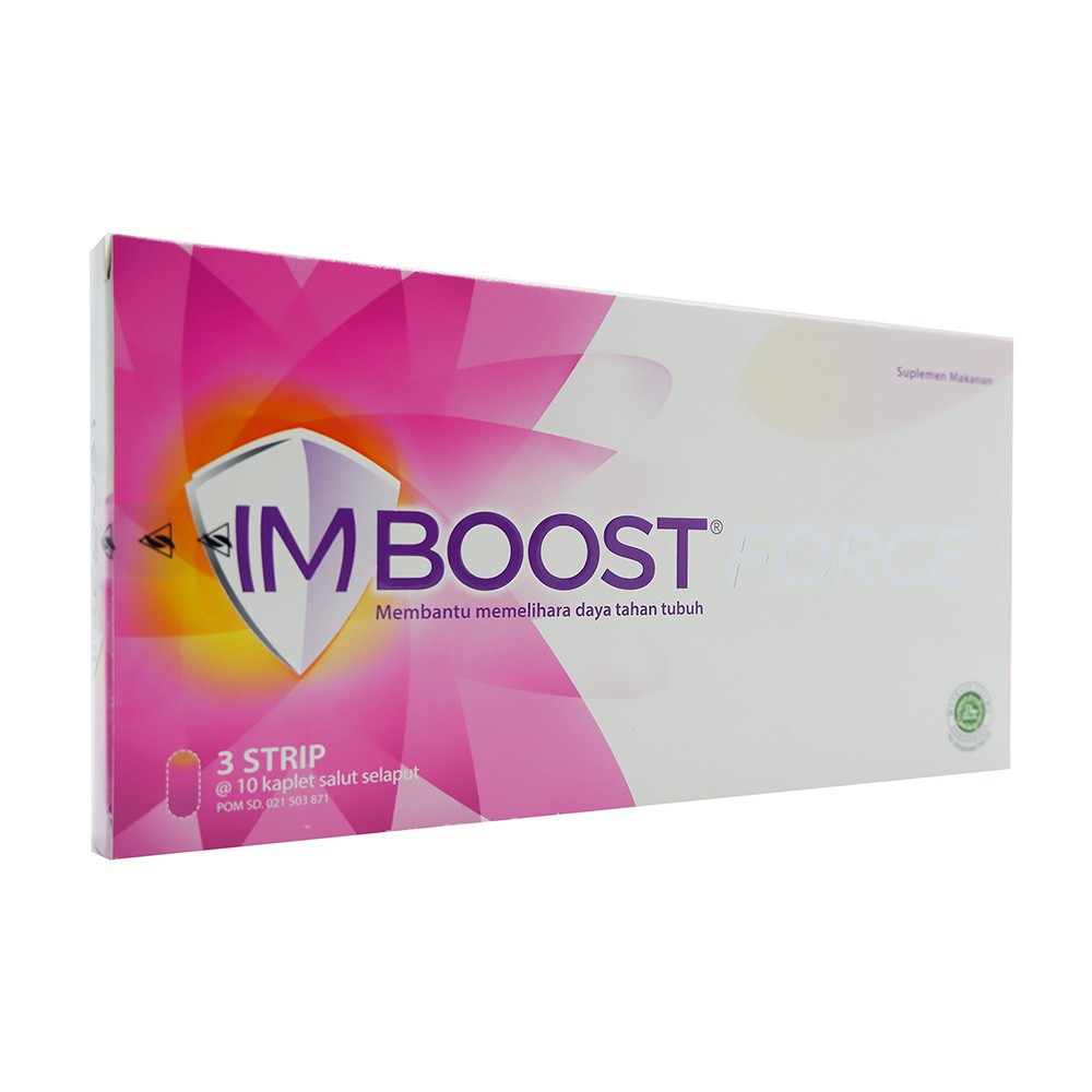 Imboost Force Suplemen Daya Tahan Tubuh  - 3 Strip 10 @Tablet / 1 strip