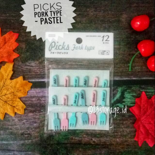 Picks Fork Type ~ Pastel - Bento tools Original