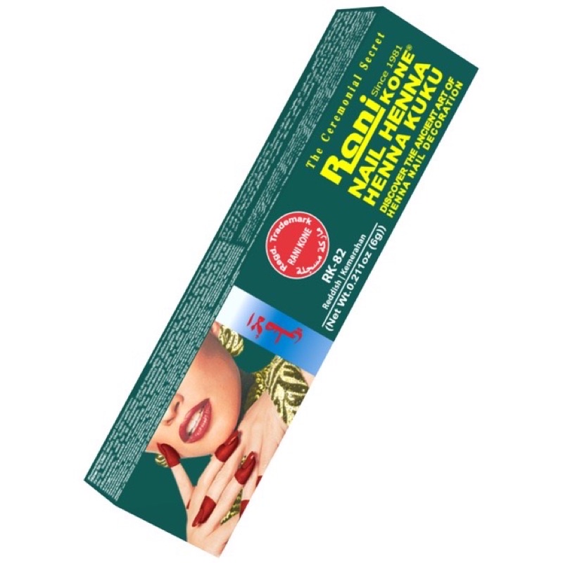 HENNA RANI KONE WARNA MERAH