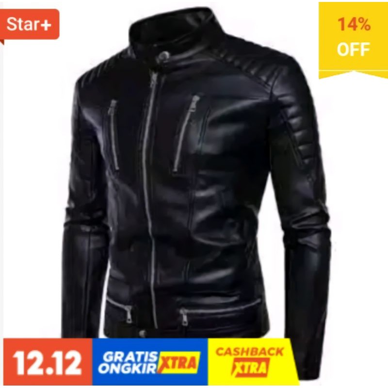 Jaket Pria Terbaru Racing M L XL XXL / Jaket motor / jaket Semi kulit /Jaket Touring Jaket Anak muda