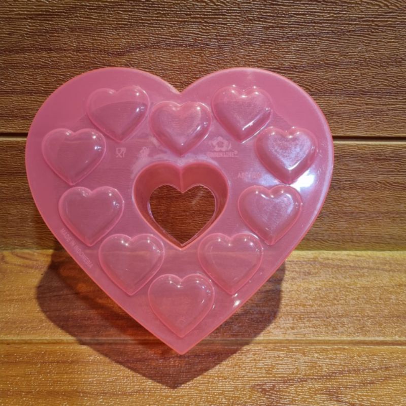 Tempat Agar Hati / Tempat Agar Motif / Cetakan Agar Plastik Murah / Cetakan Jelly Love