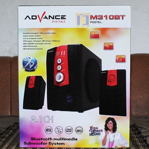 Speaker Advance M310 BT Bass Subwoofer Xtra Power Sound