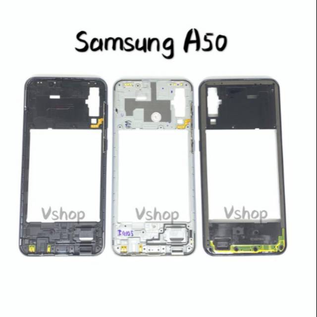 BEZZEL BEZEL TUTUP MESIN SAMSUNG A50 A505 ORIGINAL