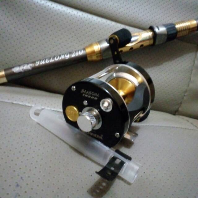 Tsurinoya portable trolling + joran laut Yuelong 210 cm