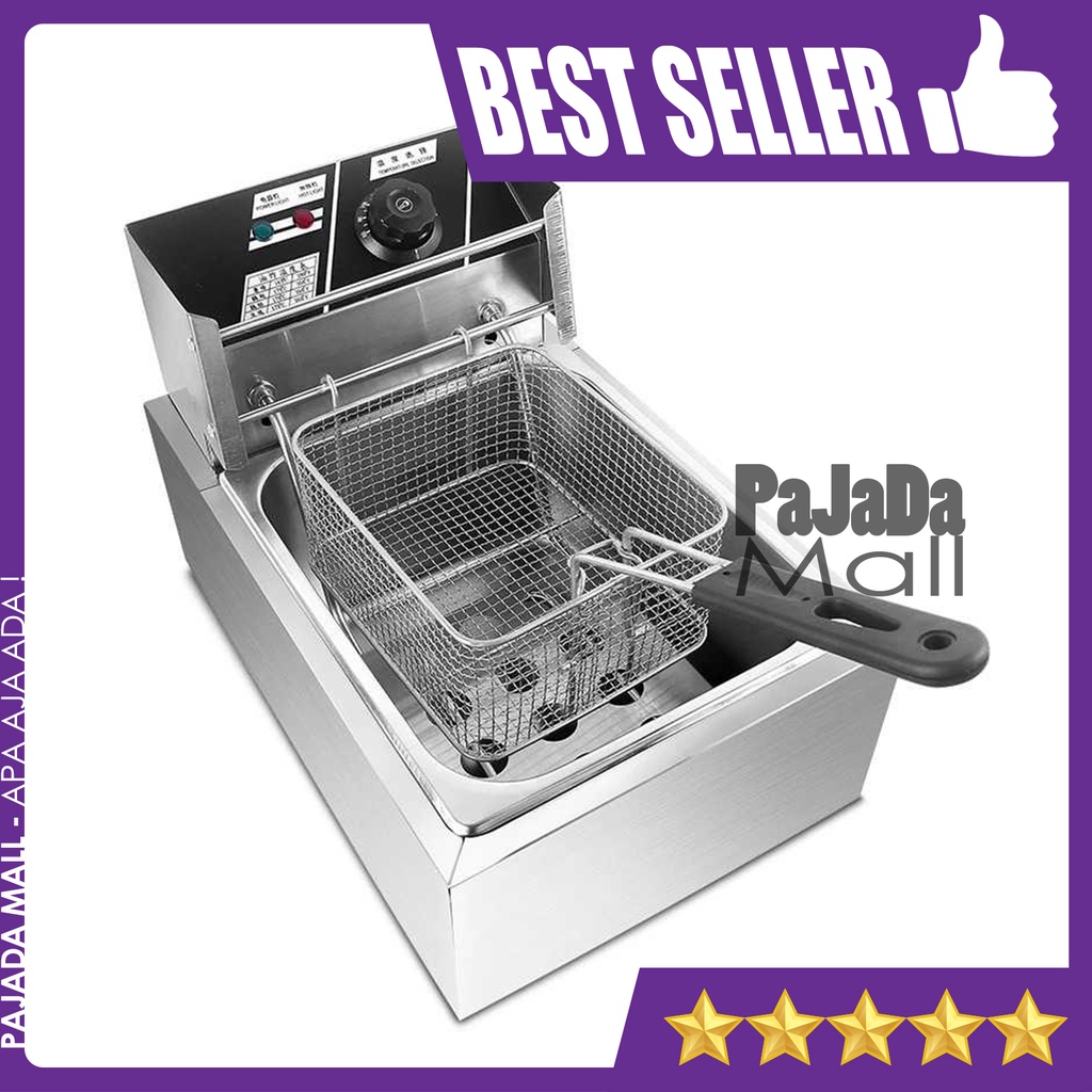 Penggoreng Elektrik Deep Fryer 6L 2500W - Kompor Deep Fryer Listrik 6L