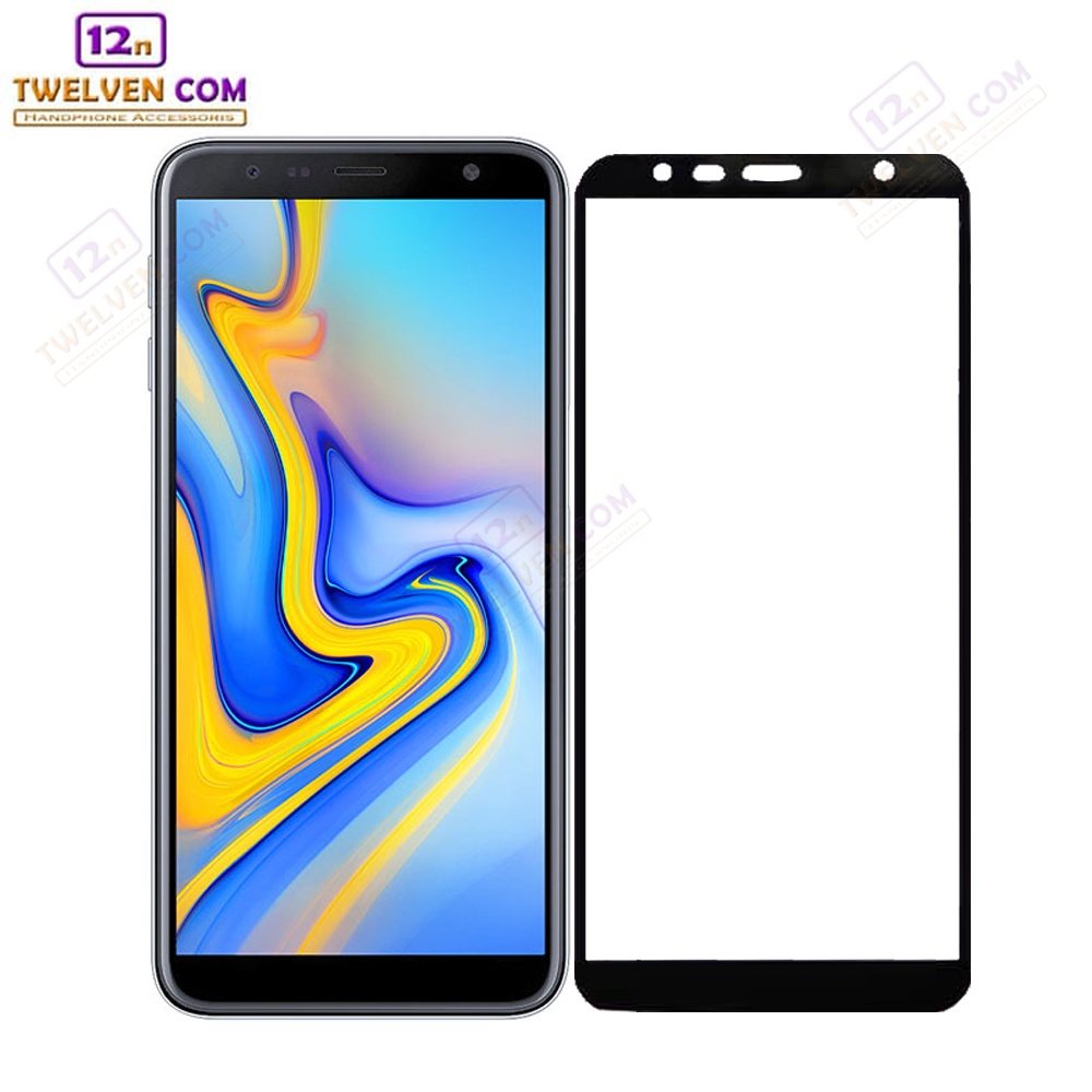 [FLASH SALE] zenBlade 5D Full Cover Tempered Glass Samsung Galaxy J6 Prime - Hitam