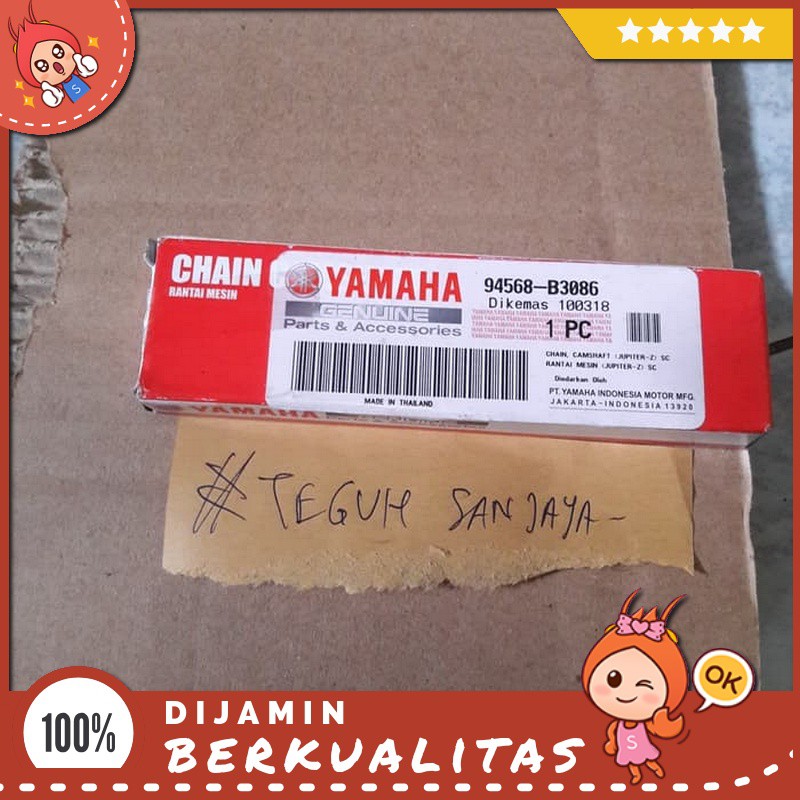 Rante Rantai Keteng / Mesin Yamaha Jupiter Z Yamaha Vega R New Asli Original Sparepart Motor Murah