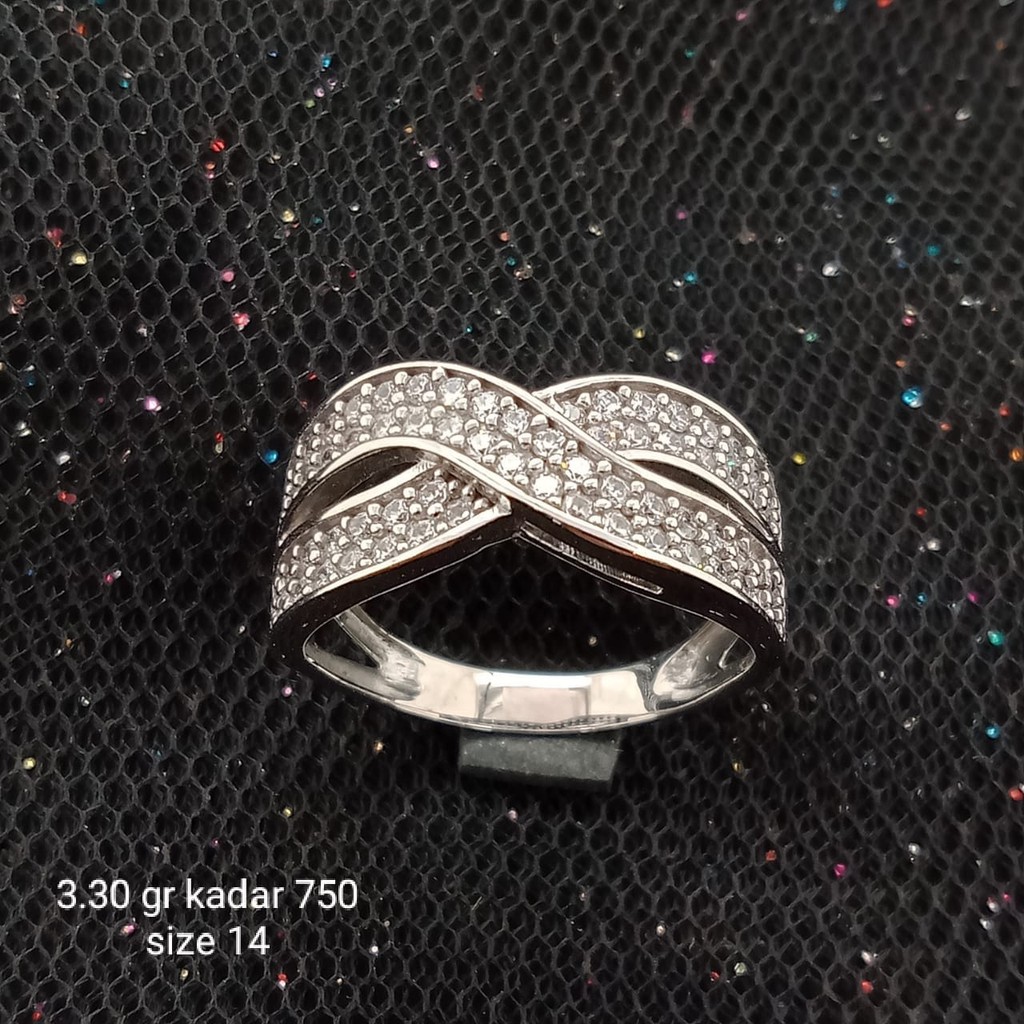 New Cincin Emas 17K - 3.3 gr Kadar 750 - 1752