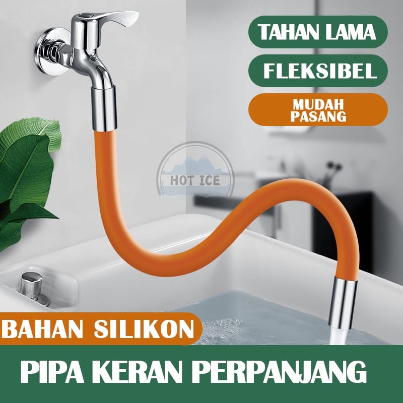 VS BG - SALE keran Tabung ekstensi Sambungan Kepala Keran Air Wastafel Flexible Bisa Berputar 720 Derajat untuk Dapur/ Kamar Mandi