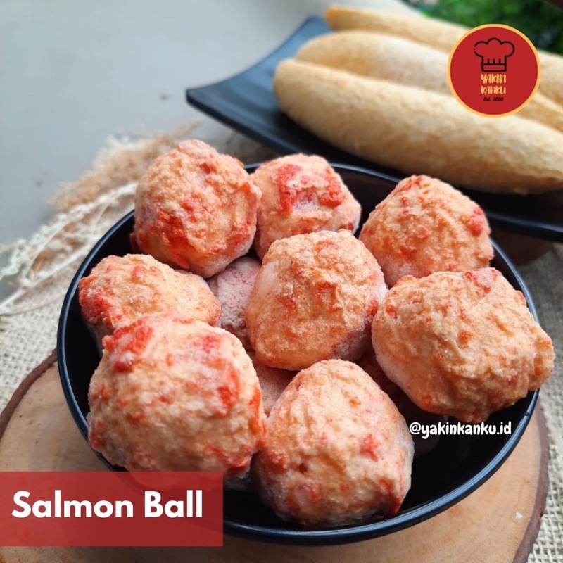 

Salmon Fish Ball (Paket Suki / Shabu-Shabu)(250 gr)