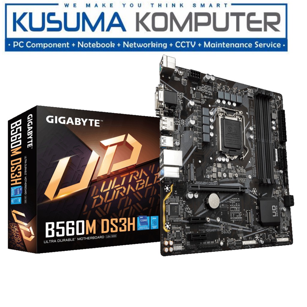 Motherboard Gigabyte B560M DS3H, 4 DIMMs, RGB FUSION 2.0, M.2 NVMe