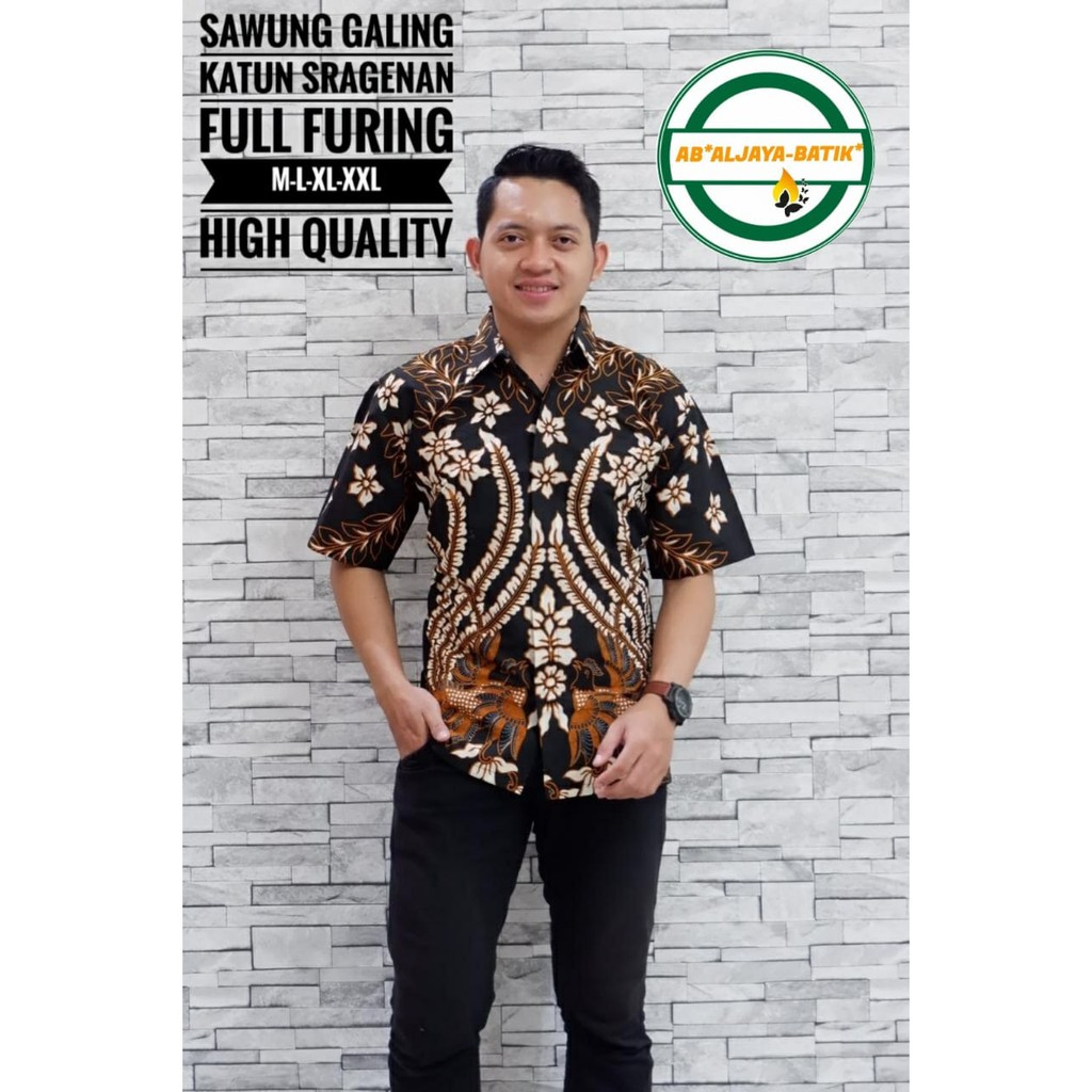 SAWUNG GALING ALJAYA KEMEJA BAJU BATIK SOLO PRIA LENGAN PENDEK PANJANG LAPIS FURING ATASAN BATIK PREMIUM MODERN KATUN HALUS WEDANTA NANDA JAYA DEWANGGA NAVY DEWANGGA UNGU PARIKESIT MAROON SUNGUT PUTIH SISIK SOGAN OPO UNGU SUNGUT MERAH PARANG SINAR MODANG