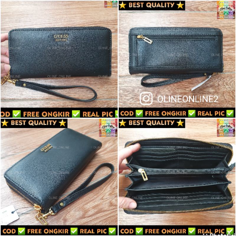 dompet zadie zipper wallet 4 color gs resleting panjang long wallet gb pouch handle dompet