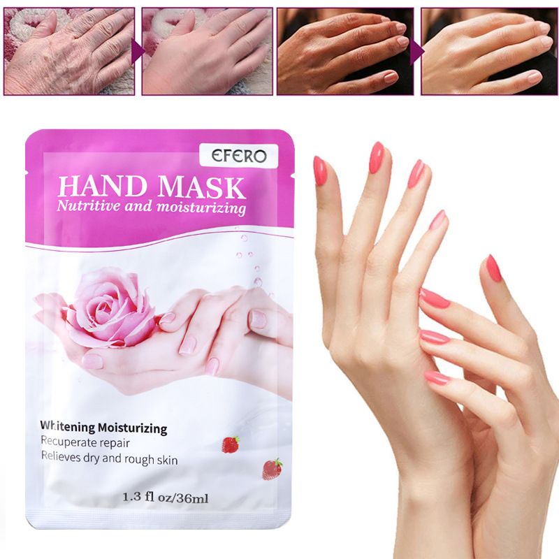 Efero Hand Mask Murah / Masker Tangan Merawat Kulit Tangan Melembutkan &amp; Melembabkan / Masker Perawatan Tangan Mengupas Kulit Mati / Masker Tangan Efero Murah / Masker Sarung Tangan / Masker Pemutih Tangan / Masker Pelembab Tangan / Masker Pelembut Tangan