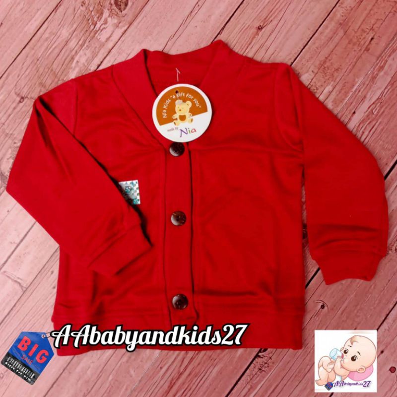 TERBARU DAN TERLARIS!!! NIA CARDIGAN BAYI KEREN DAN LUCU USIA NEWBORN 0-4BULAN SNI HIGHT QUALITY