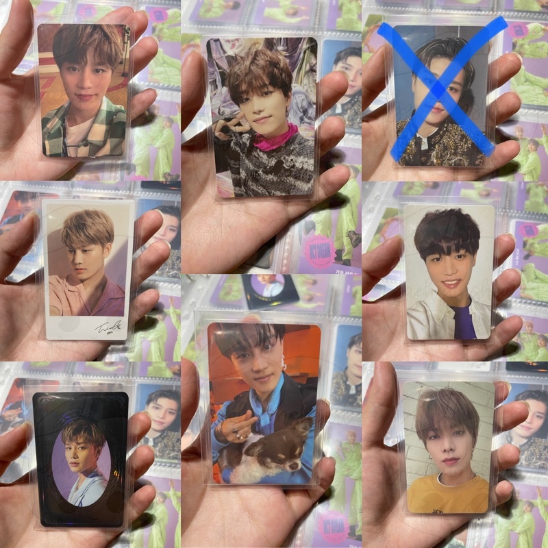 PHOTOCARD NCT127 TAEIL, YUTA - slow acid, PC Taeil sticker, Taeil Catharsis, Taeil Universe, yearboo