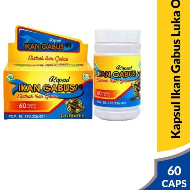 ➶ kapsul ikan gabus 99 / ekstrak ikan gabus / gamat gold / albumin ✲