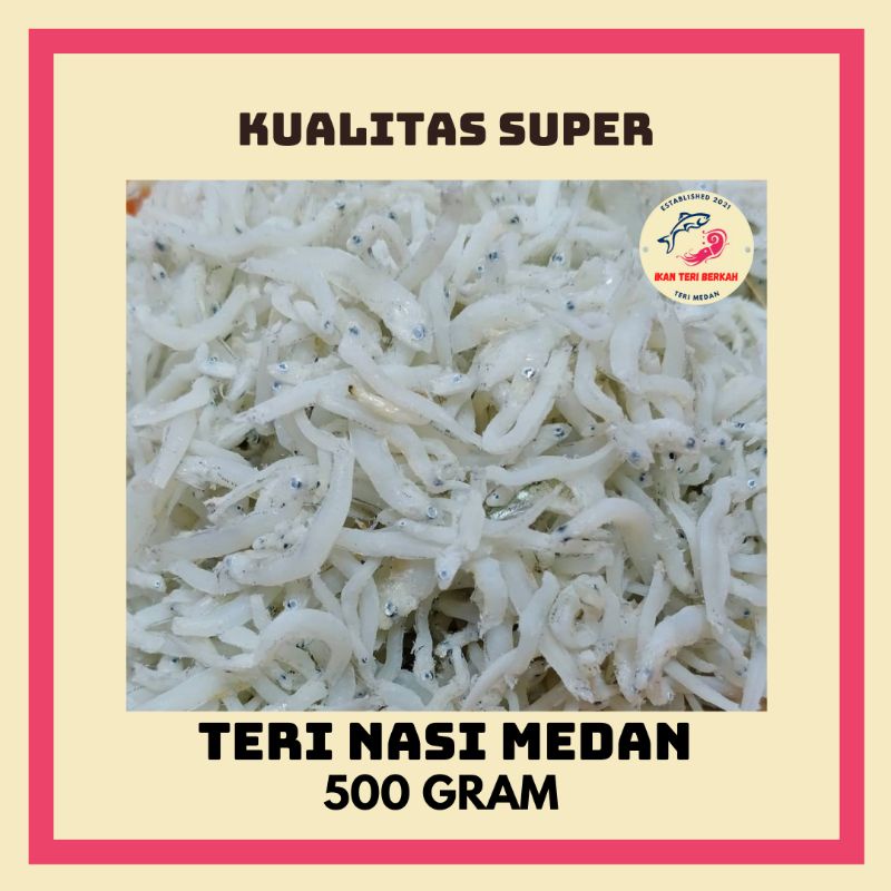 

Teri Nasi Medan 500gr Kualitas Super / Ikan Teri Nasi / Teri Nasi Bestseller