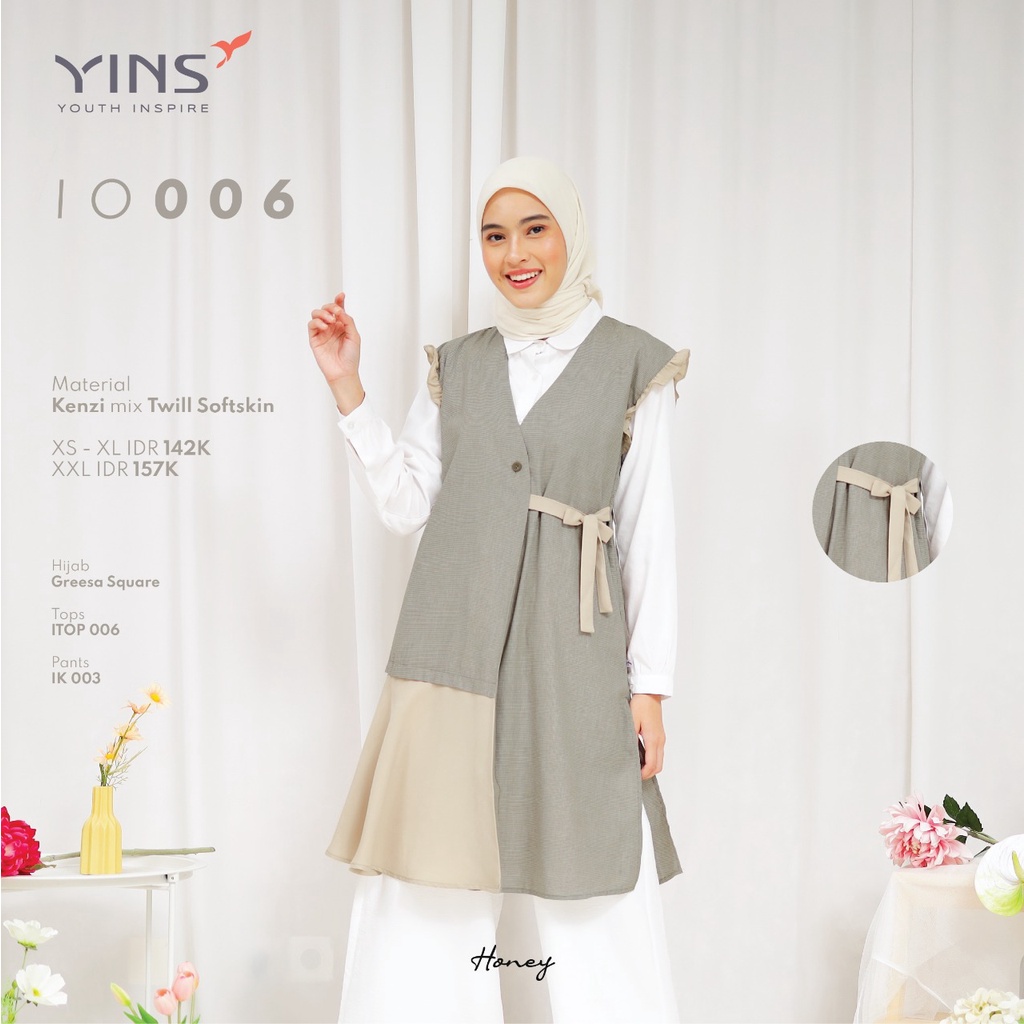 Inspire Outer IO 06 Bahan Kenzi mix Twill Softskin Outer Trendi kekinian Modern by Inspire bisa COD