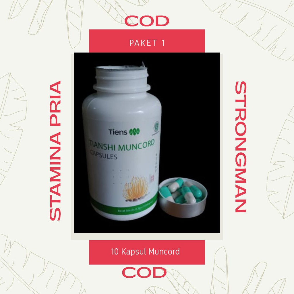 MUNCORD STAMINA PRIA TIENS ISI 10 KAPSUL