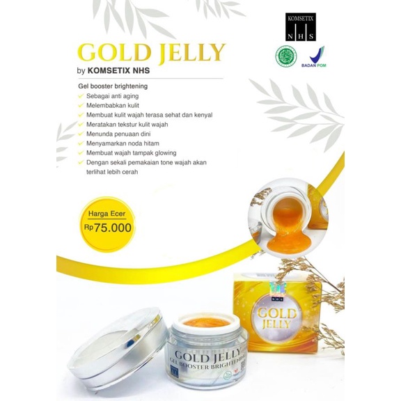 Gold jelly booster collagen kosmetix NHS