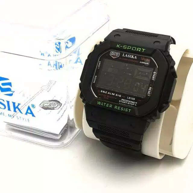 Jam Tangan Pria Sporty Digital Anti Air Lasika Original LSK 8109