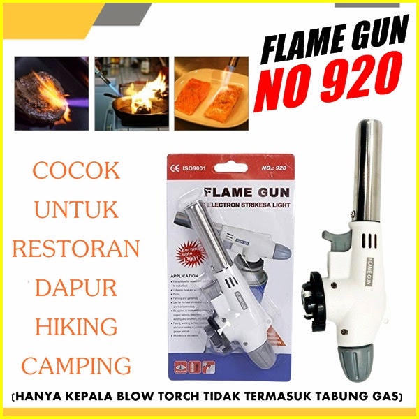 TERBARU kepala gas torch flame gun torch alat las bbq peleleh keju mozzarela terbaik praktis murah