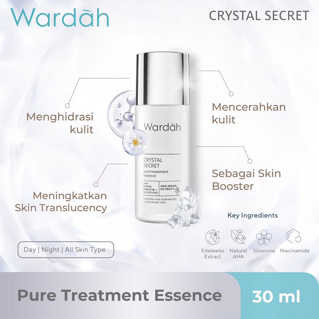 WARDAH Crystal Secret Pure Treatment Essence 30mL