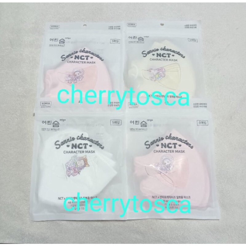 READY STOCK Sharing Sanrio x NCT Masker Renjun Chatacter My Sweet Piano